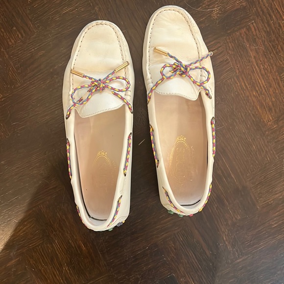 Tod's Shoes - Tods flats 36.5 white multicolour details